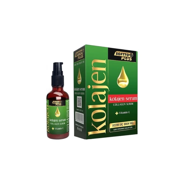 Softto Plus Kolajen Saç Bakım Yağı 50 Ml - Güçlü ve Parlak Görünüm ürün görseli 1