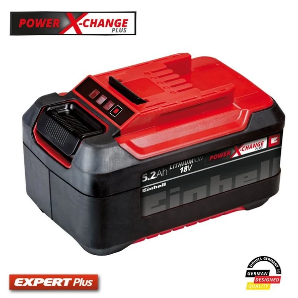 Einhell Power X-Change Li-on Akü 18 Volt 5,2 Ah Plus - Resim 8