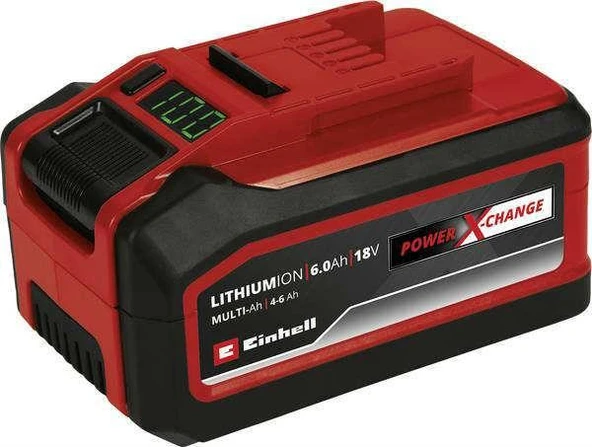 Einhell PXC Plus 18V 4-6 Ah Multi-Ah 6 Ah Yedek Akü ürün görseli 1
