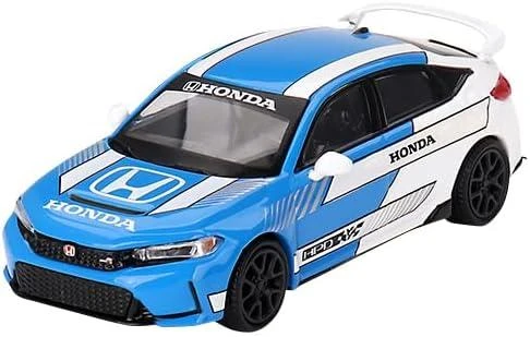 Mini GT 753 Honda Civic Type R #3 2023 Pace Car Blue Model Araba ürün görseli 1