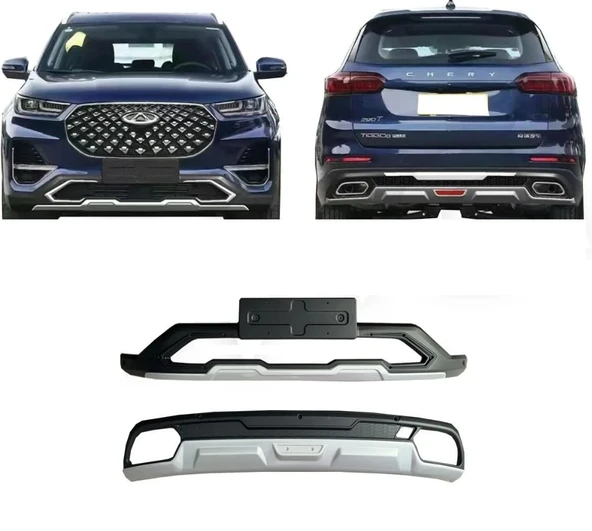 Chery Tiggo 8 Ön Arka Difüzör Tampon Koruma 2022-2023 ürün görseli 1