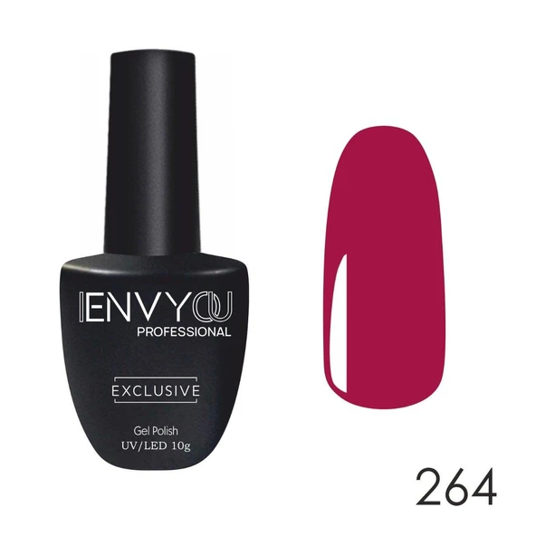 Envy Kalıcı Oje Exclusive Koyu Menekşe Kırmızı 10gr No:264 ürün görseli 1