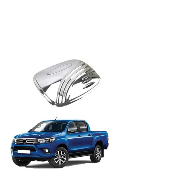 Toyota Hilux Uyumlu 2016 Sonrası Depo Kapağı Kaplama Krom ürün görseli 1