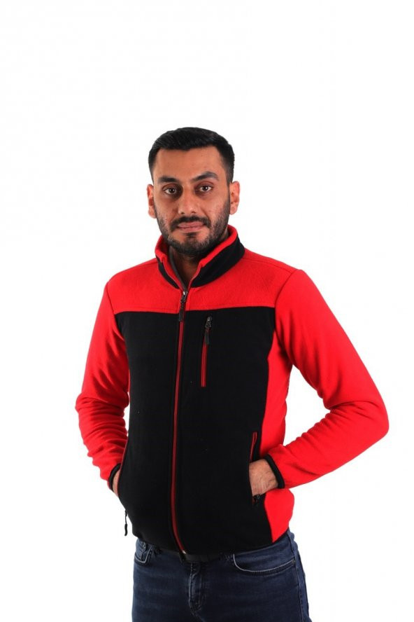 ESER - Katyonik Polar - Kırmızı , Siyah - Slim Fit ürün görseli 1