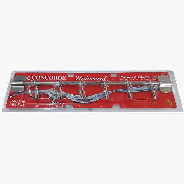 Concorde 6 Lı Krom Askılık - Resim 4