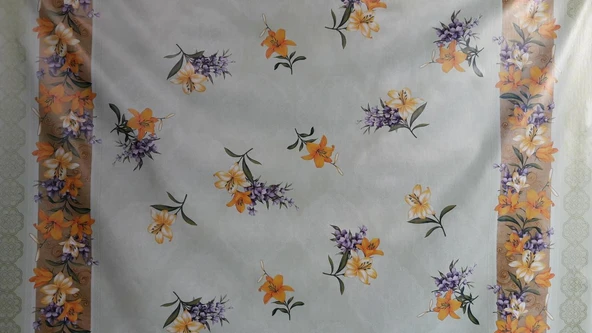Florista Rana Yeşil Masa Örtüsü 1 Metre ürün görseli 1
