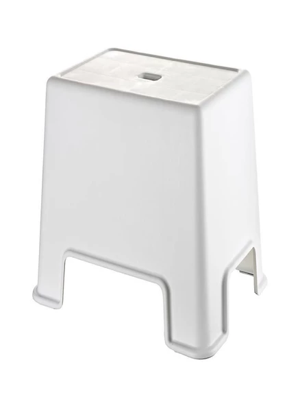 Geseus Banyo Taburesi  Büyük Boy Çok amaçlı Tabure-129-Beyaz ürün görseli 1