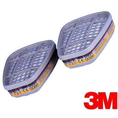 3M 6057 ABE1 Organik İnorganik Asit Gaz Filtresi ürün görseli 1