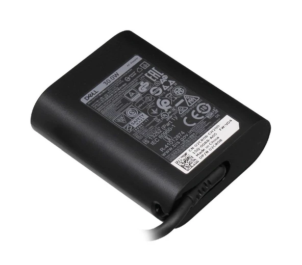 Dell 30W Type-C Notebook Adaptörü (USB-C) Orjinal (20V 1.5A 12V 2A 5V 2A Uyumlu) ürün görseli 1