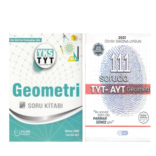 Palme TYT Geometri Soru Bankası ve Hap Bilgi Yayınları 111 Soruda Geometri Seti 2 Kitap ürün görseli 1