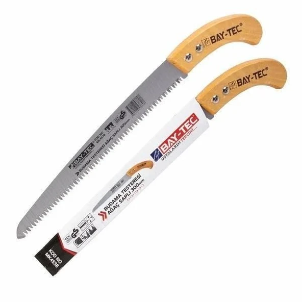 Bay-Tec MK4538 Ağaç Saplı Budama Testeresi 300 mm ürün görseli 1