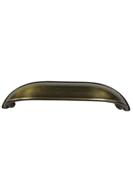Midye 96 mm Antik Sarı Kulp - Resim 2