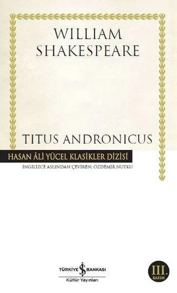 Tıtus Andronıcus (K.Kapak) WILLIAM SHAKESPEARE ürün görseli 1
