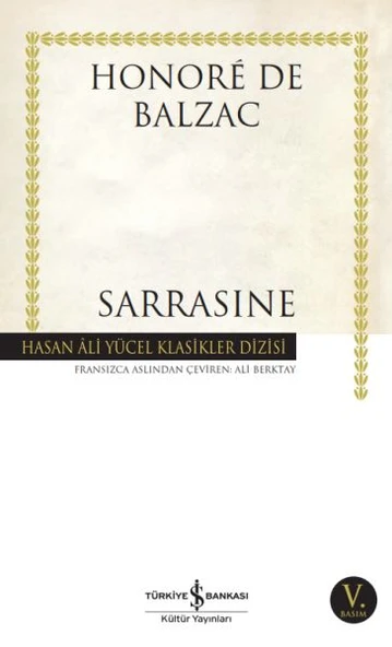 Sarrasıne (K.Kapak) HONORE DE BALZAC ürün görseli 1