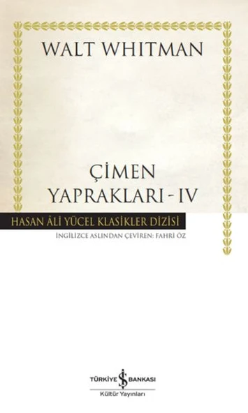 Çimen Yaprakları - Iv - Ciltli WALT WHITMAN ürün görseli 1