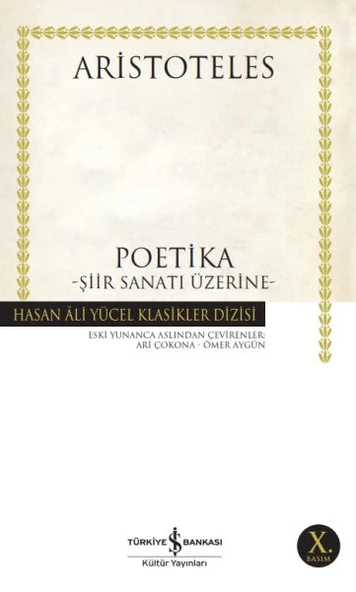 Poetıka (K.Kapak) ARISTOTELES ürün görseli 1
