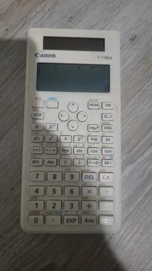 Canon F-718sa bilimsel hesap makinesi ikinci el ürün görseli 1