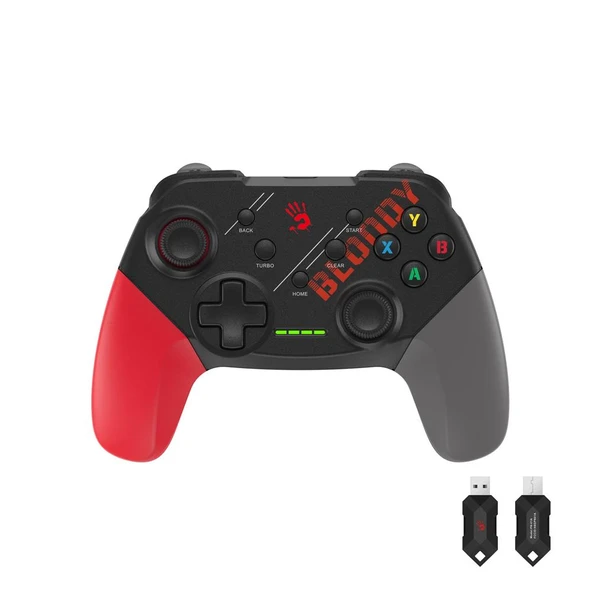 A4 Tech Bloody Gpw50 2.4Ghz Kablosuz&Usb Pc Android Ps3 Sports Red Kırmızı GamePad ürün görseli 1