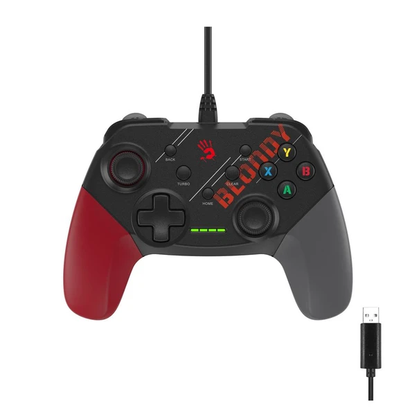 A4 Tech Bloody Gp30 Usb Pc Switch Android Ps3 Sports Red Kırmızı GamePad ürün görseli 1
