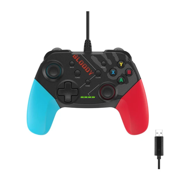 A4 Tech Bloody Gp30 Usb Pc Switch Android Ps3 Sports Blue Mavi GamePad ürün görseli 1