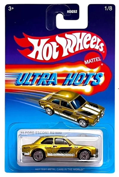 Hot Wheels Ultra Hots Tekli Arabalar HDG52 -  70 FORD ESCORT RS1600 JBY60 ürün görseli 1