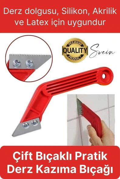 Kolay Kullanım Metal Derz Kazıma Aparatı Çift Bıçaklı Sert Zeminler İçin Beyazlatma Etkili Pratik ürün görseli 1