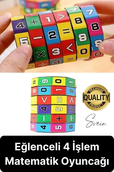 Özel Üretim Eğlenceli Toplama Çıkarma Çarpma Bölme Matematik Eğitici Küp Oyuncağı Zeka Geliştiren ürün görseli 1