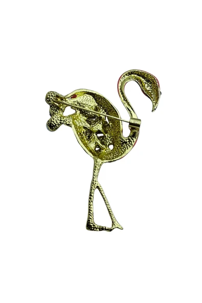 Zarif Flamingo Broş - Resim 4