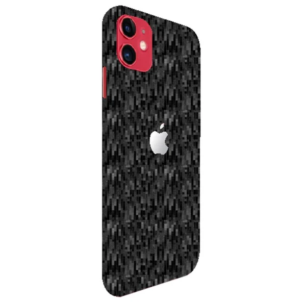 Iphone 11 ile Uyumlu Armor Siyah Desenli Arka Kaplama(Ürün Kılıf Değildir!!) ürün görseli 1