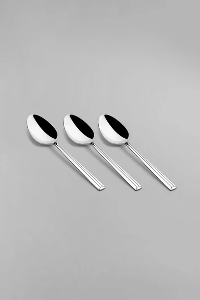 Nehir milano çay kaşık - 12 paslanmaz çelik çay kaşığı ürün görseli 1