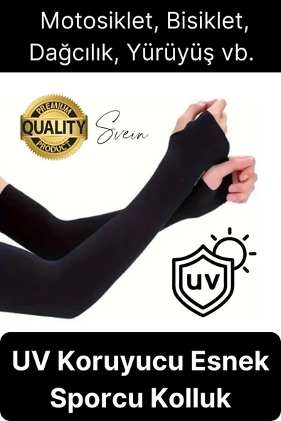 Spor Esnek Uzun Kol Anti UV Güneş Koruyucu Kol Kılıfı Bisiklet Motosiklet Koşu Kolluk Tesettür ürün görseli 1