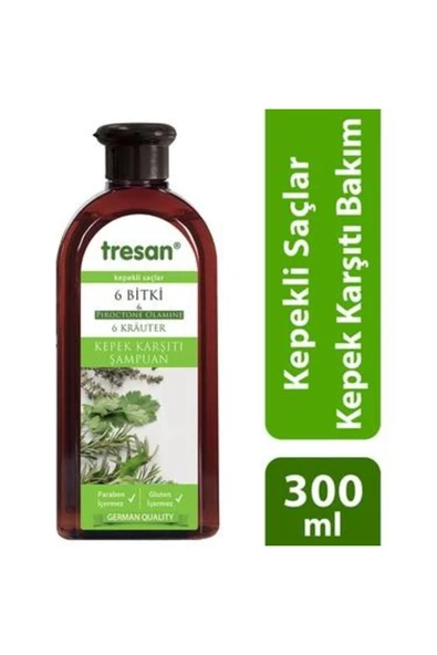 Kepek Karşıtı Bakım 6 Bitki Özlü 300 ml Şampuan ürün görseli 1