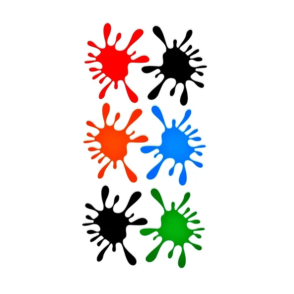 Damla Görünümünde Sticker 6 Farklı Renk Sticker ürün görseli 1