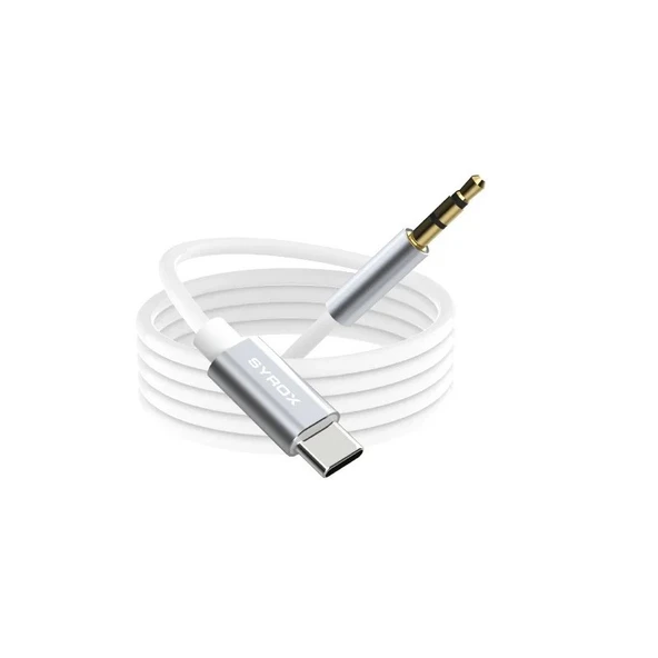 Syrox DT24T-J Type-C To Jack 3.5 mm Kulaklık Dönüştürücü Tüm Type-C Telefonlar Ile Uyumlu Aux Dönüştürücü ürün görseli 1