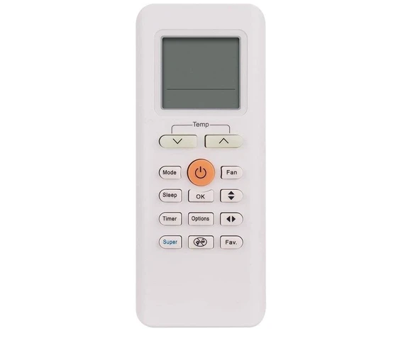 Midea Type:RG70C/BGEF İle Uyumlu Klima Kumandası ürün görseli 1
