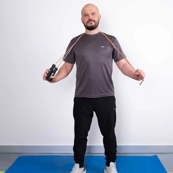 Slazenger Deri Atlama İpi (2.75 m) - Resim 8
