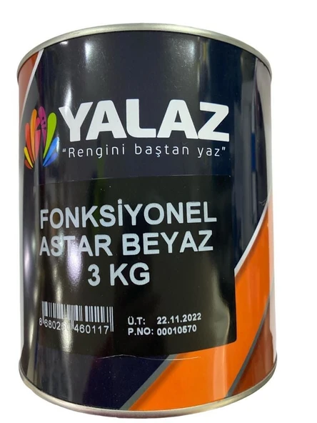 Yalaz Fonksiyonel Astar 3 Kg Beyaz ürün görseli 1
