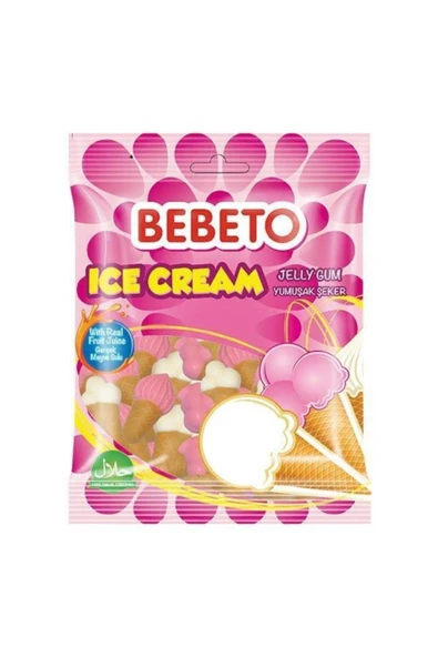 BEBETO Ice Cream Jelibeon 80g X 12 Adet ürün görseli 1
