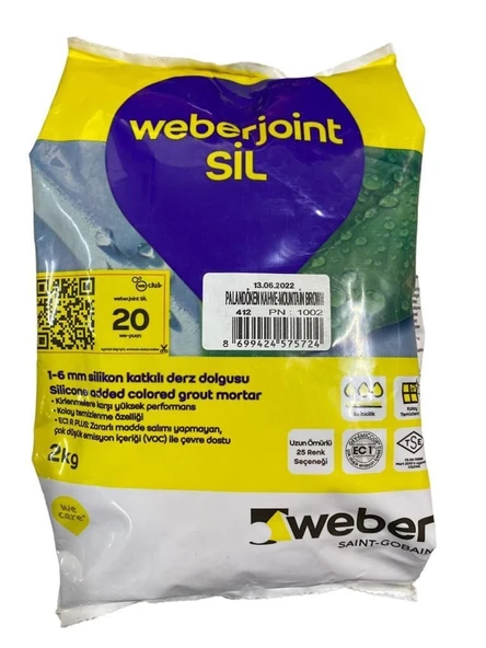 Weber Joint Sil 412 Palandöken Kahve Derz Dolgu 2 Kg ürün görseli 1