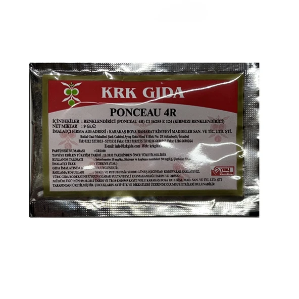 Gıda Boyası Toz Kırmızı Renklendirici 9 Gr ürün görseli 1