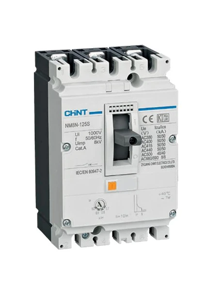 Chint - NM8N-250S TM/250 3P 250A Ayarsalı Kompakt Şalter 271176 ürün görseli 1