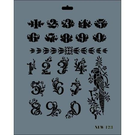 Rich New Seri N-123 Stencil 35x25 cm ürün görseli 1