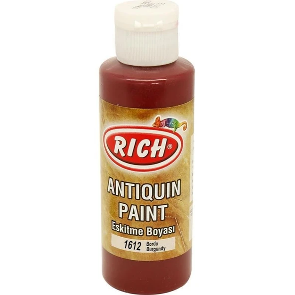 Rich 1602 Bordo 120 ml Eskitme Ahşap Boyası ürün görseli 1
