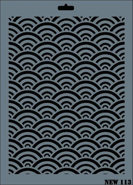 Rich New Seri N-113 Stencil 35x25 cm ürün görseli 1