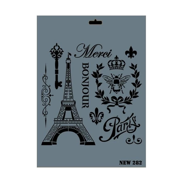 Rich New Seri N-282 Stencil 35x25 cm ürün görseli 1