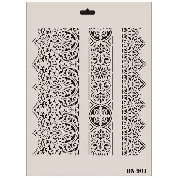 Rich Dantel Seri DN-901 Stencil 35x25 cm ürün görseli 1