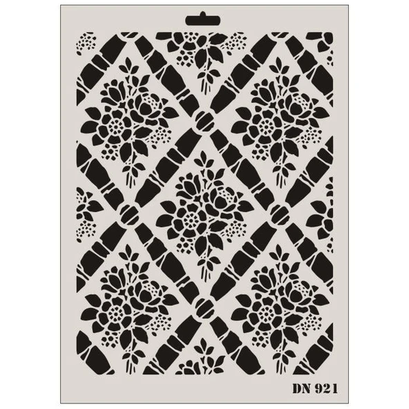 Rich Dantel Seri DN-921 Stencil 35x25 cm ürün görseli 1