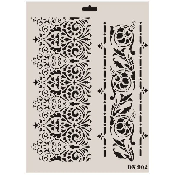 Rich Dantel Seri DN-902 Stencil 35x25 cm - Resim 5