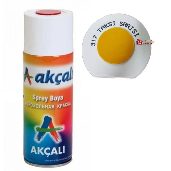 Akçalı Sprey Boya 400 ml 317 Taksi Sarısı ürün görseli 1