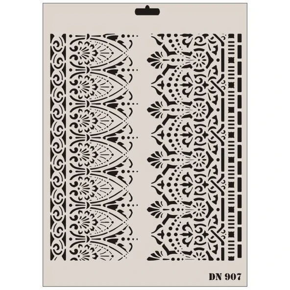 Rich Dantel Seri DN-907 Stencil 35x25 cm - Resim 2